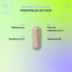 Nutralie Melatonina con Pasiflora + B6 y Raíz Valeriana 60 Cápsulas