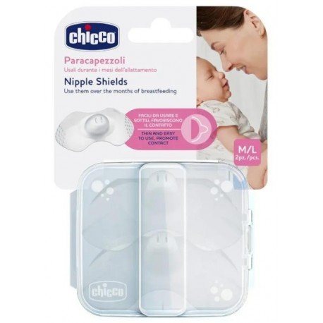 Chicco Protege Pezón Silicona SkinToSkin Talla M/L 2 uds