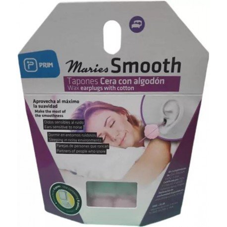 Prim Maries Smooth Tapones Cera 12 uds