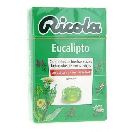 Ricola Caramelos 50 Gramos Sin Azucar Eucalipto
