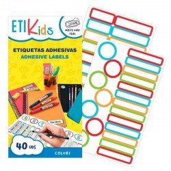 Comprar Etikids Etiquetas Adhesivas para Objetos Colors 40 Uds