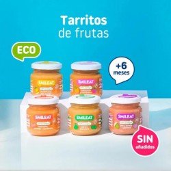 Smileat Tarrito de Pera y Manzana ECO +6m 130 gr