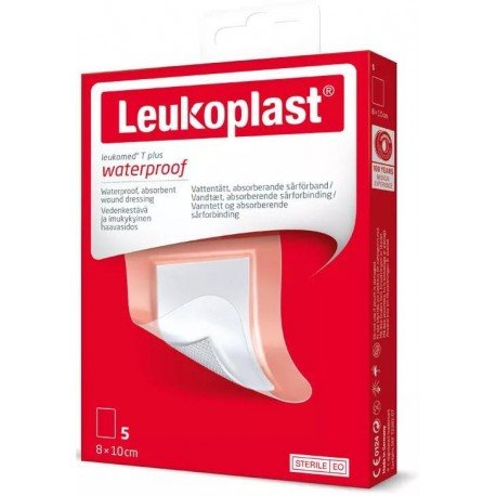 Leukomed T Plus 8 cm x 10 cm 5 uds