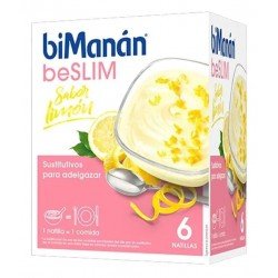 Comprar BiManán BeSlim Natillas Sabor Limón 6 Sobres