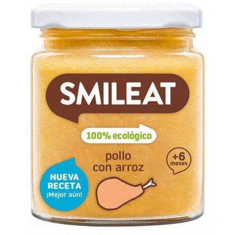 Smileat Tarrito de Pollo con Arroz ECO +6m 230 gr