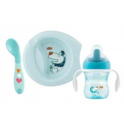 Comprar Chicco Set de Comida +6m Azul