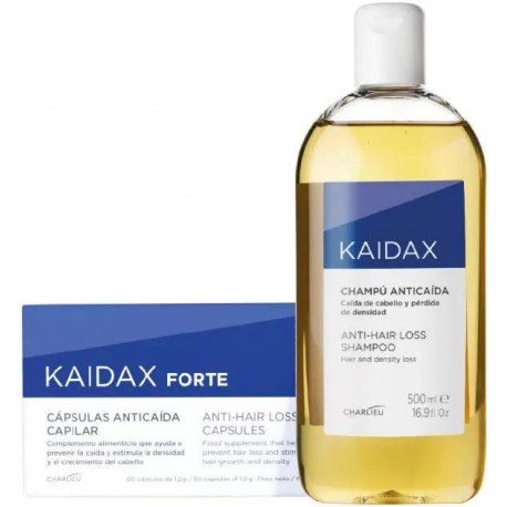 Kaidax Forte 60 Cápsulas + Champú 500 ml