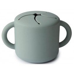 Comprar Mushie Taza Snack Silicona Solid Cambridge Azul