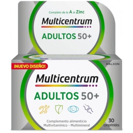 Multicentrum Adultos 50+ 30 Comprimidos