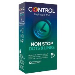 Comprar Control Non Stop Dots & Lines Preservativos 12 uds