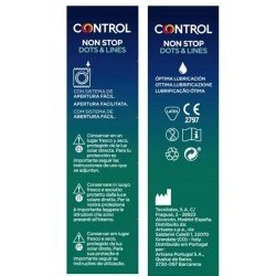Control Non Stop Dots & Lines Preservativos 12 uds