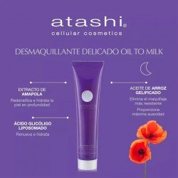 Atashi Desmaquillante Aceite-Leche Supernoche 75 ml