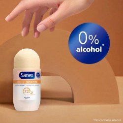 Sanex Desodorante Dermo+ Sensitive 72H Antitranspirante Roll-On 50 ml