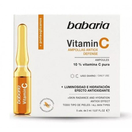 Babaria Ampollas Faciales Vitamina C 5 uds