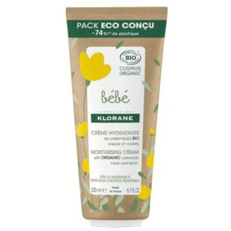 Klorane Bebé Crema Hidratante Caléndula Bio 200 ml