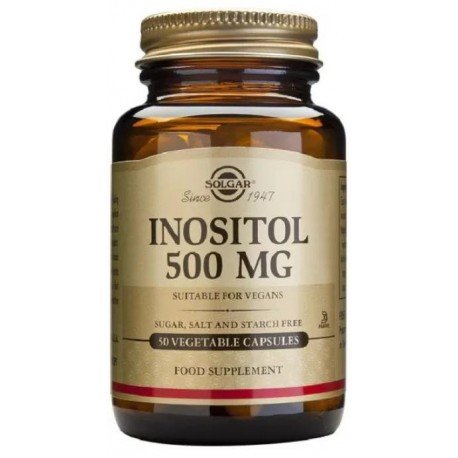 Solgar Inositol 500 mg 50 Cápsulas Vegetales