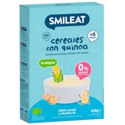 Comprar Smileat Papilla Cereales con Quinoa Sin Gluten +6m 200 gr