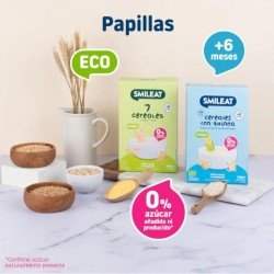 Smileat Papilla Cereales con Quinoa Sin Gluten +6m 200 gr