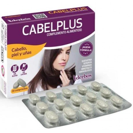 Derbós Cabelplus Cabello, Piel y Uñas 30 Comprimidos