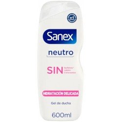 Comprar Sanex Gel de Ducha Neutro SIN Hidratación Delicada 600 ml
