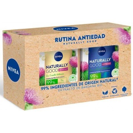 Nivea Naturally Good Rutina Facial Antiedad