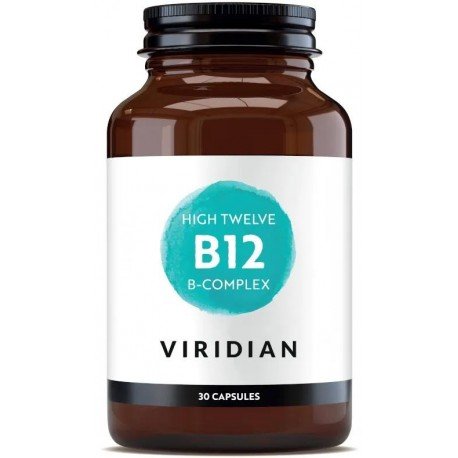 Viridian High Twelve Vitamina B12 B-Complex 30 Cápsulas