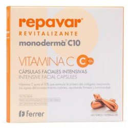 Repavar Revitalizante Monoderma C10 28 Cápsulas x 0,5 ml