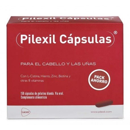 Pilexil Para el Cabello 150 Cápsulas de gelatina Blanda