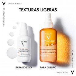 Vichy Capital Soleil Agua de Protección Solar Luminosidad SPF50 200 ml