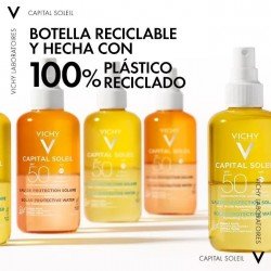 Vichy Capital Soleil Agua de Protección Solar Luminosidad SPF50 200 ml