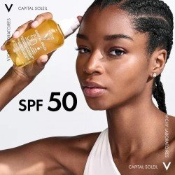 Vichy Capital Soleil Agua de Protección Solar Luminosidad SPF50 200 ml