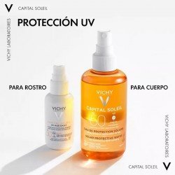 Vichy Capital Soleil Agua de Protección Solar Luminosidad SPF50 200 ml