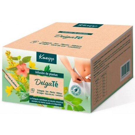 Kneipp DelgaTé Mejora la Digestión y Reduce Hinchazón 40 Bolsitas