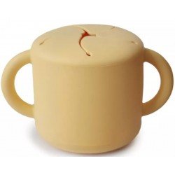 Comprar Mushie Taza Snack Silicona Solid Pale Daffodil Amarillo
