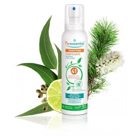 Puressentiel Spray Aéreo Purificante con 41 Aceites Esenciales 200 ml