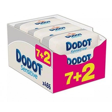 Dodot Sensitive Toallitas Recambio 486 uds
