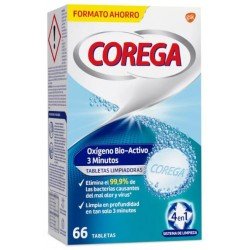 Comprar Corega Oxígeno Bio Activo 3 Minutos 66 Tabletas
