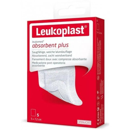 Leukomed Apósito Estéril 5 cm x 7,2 cm 5 uds