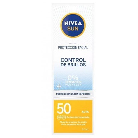 Nivea Sun Protección Facial UV y Control Brillos SPF50 50 ml
