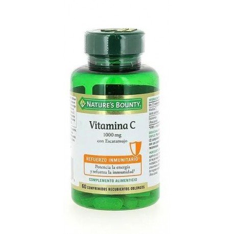 Nature's Bounty Vitamina C 1000mg con Escaramujo 60 Comprimidos