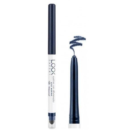 Beter LookExpert Eyeliner Azul Marino con Difuminador Efecto Terciopelo