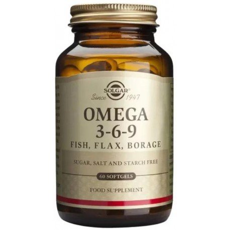 Solgar Omega 3-6-9 60 Cápsulas Blandas
