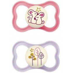 Comprar MAM Chupete Air Night Rosa Mate +16m 2 uds