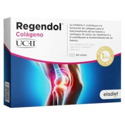 Comprar Eladiet Regendol Colágeno UC-II 40mg 30 Comprimidos