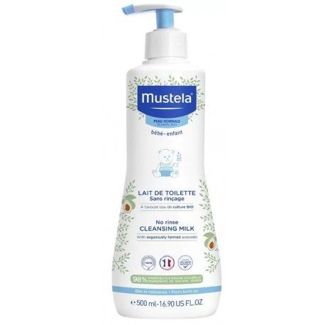 Mustela Loción Leche Limpiadora sin Aclarado 500 ml