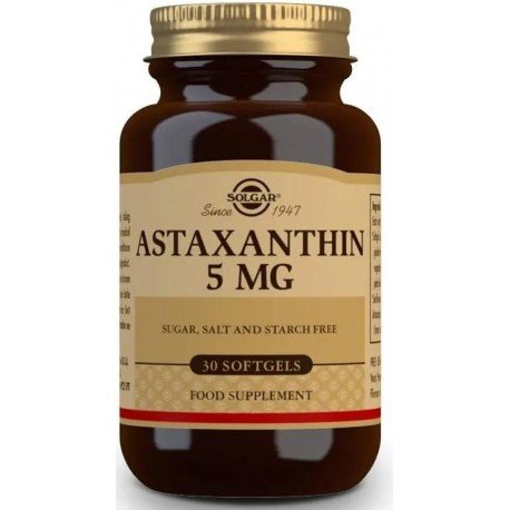 Solgar Astaxantina 5 mg 30 Cápsulas Blandas