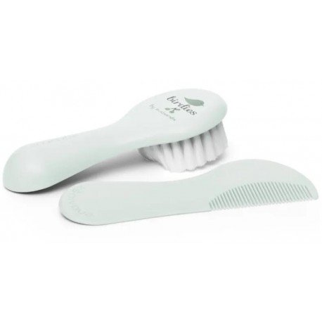 Suavinex Birdies Cepillo y Peine Verde +0m