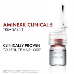 Vichy Dercos Aminexil Clinical 5 Anticaída Hombre 21 Monodosis 6 ml