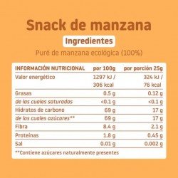 Smileat Triboo Snack Manzana Eco 25 gr