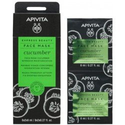 Comprar Apivita Express Beauty Mascarilla Facial Hidratante Intensiva con Pepino 2x8 ml